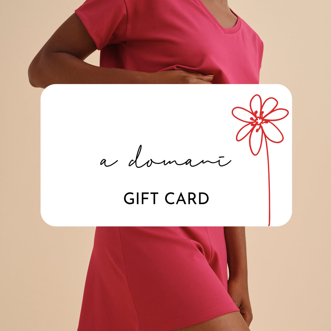 A DOMANI gift card