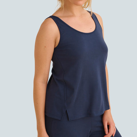 Perfect Seam Pajama Tank 0 | XXS-XS / Midnight Perfect Seam Pajama Tank 0 | XXS-XS / Midnight
