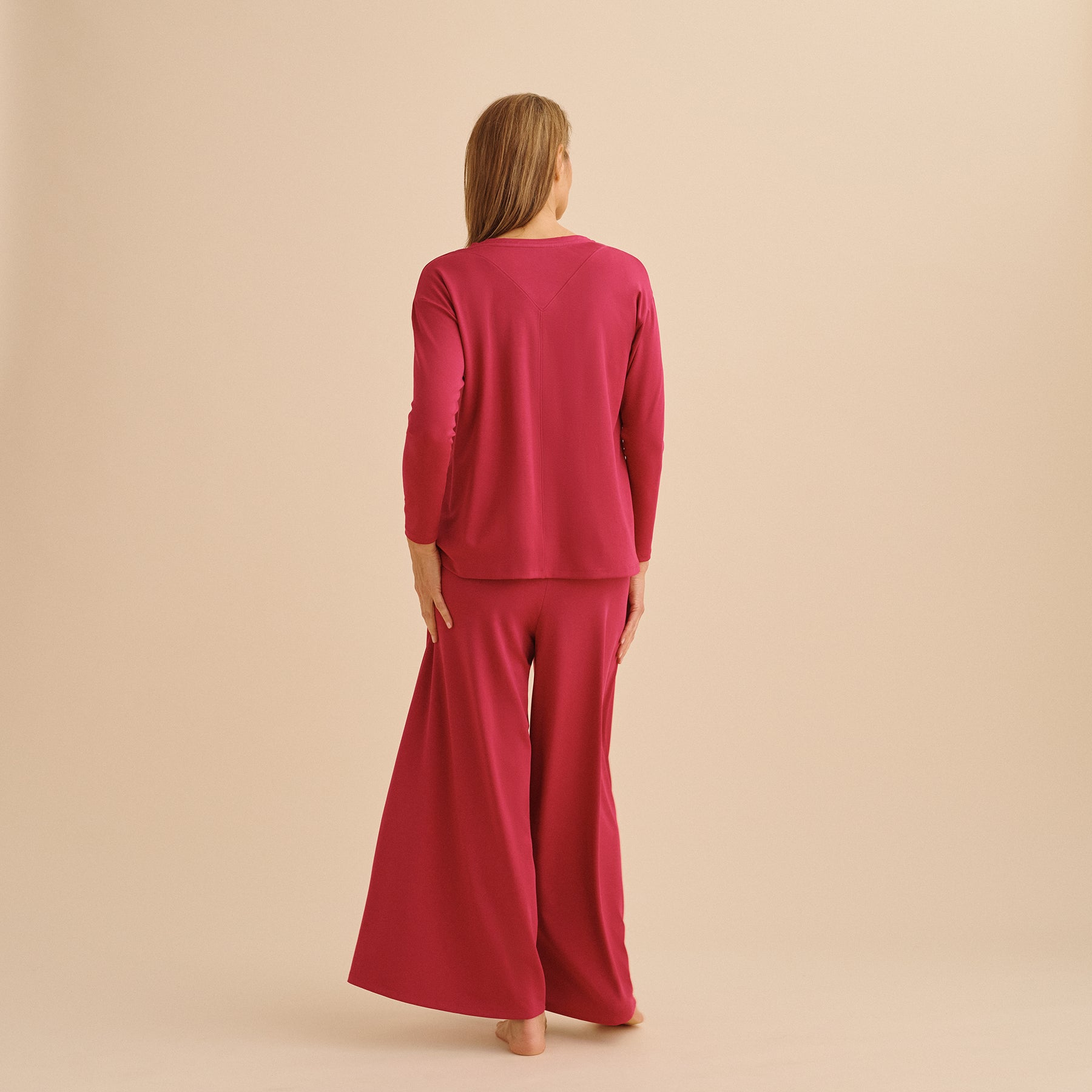 Airy Wide Leg Pajama Pants