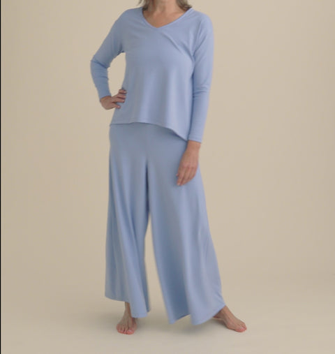 Women's wide leg pajamas video